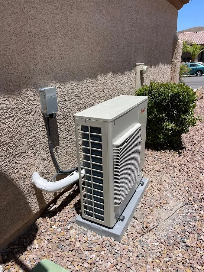 Residential air conditioning condenser unit in Westchester